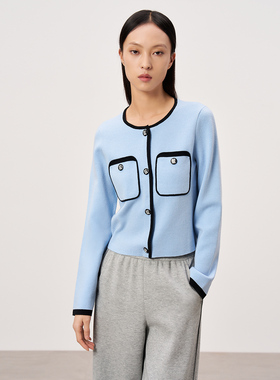 Dekashell/迪卡轩2025春季新款开衫女F218122