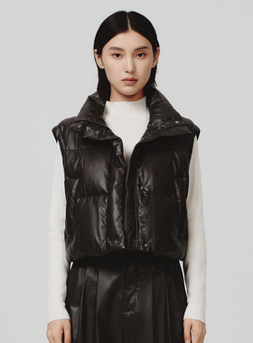 Dekashell/迪卡轩2025冬季新款女士羽绒服马甲背心保暖外套上衣dp