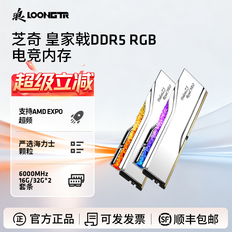 芝奇家戟DDR5C28灯条图片