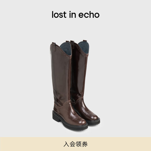 lostinecho布洛克高筒骑士靴