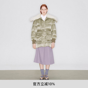 新款 echo2025冬季 休闲宽松拼接毛毛领保暖羽绒服外套 lost