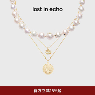 echo原创天然巴洛克珍珠项链饰品耳环女 唐艺昕同款 lost