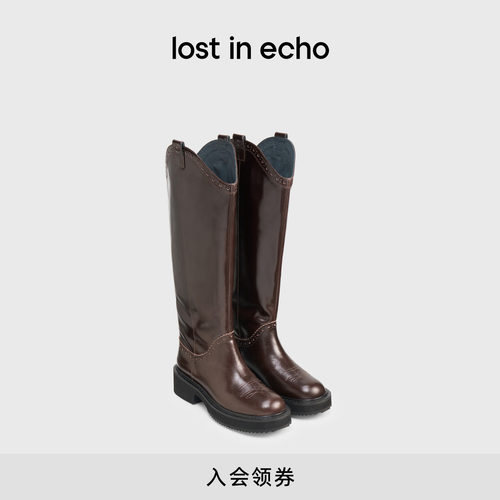 lostinecho布洛克高筒骑士靴