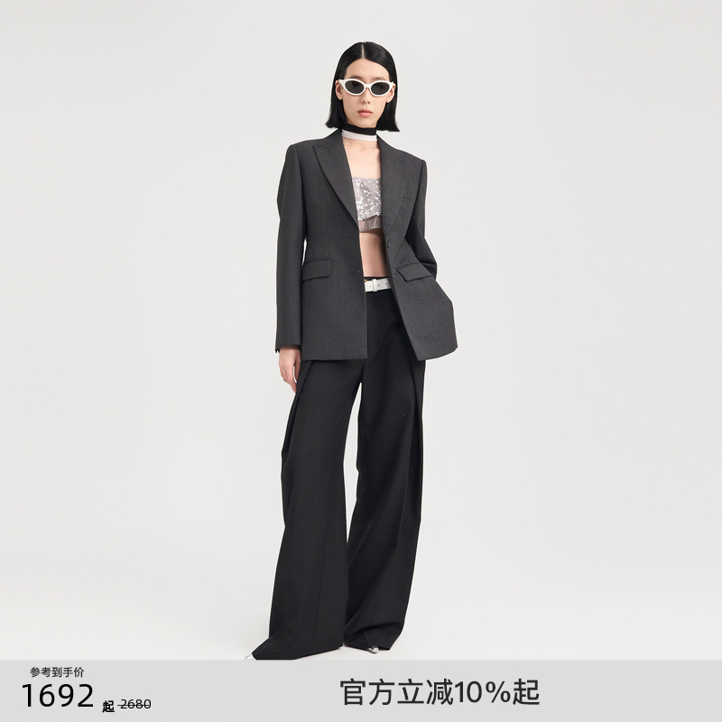 lostinecho西装外套套装西裤女