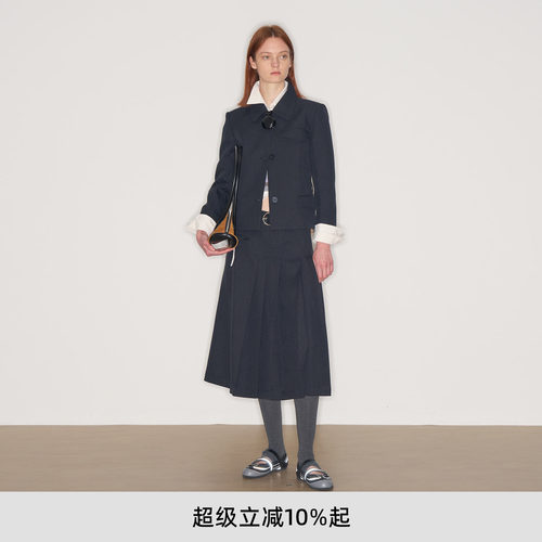 lostinecho收腰西装半身裙套装
