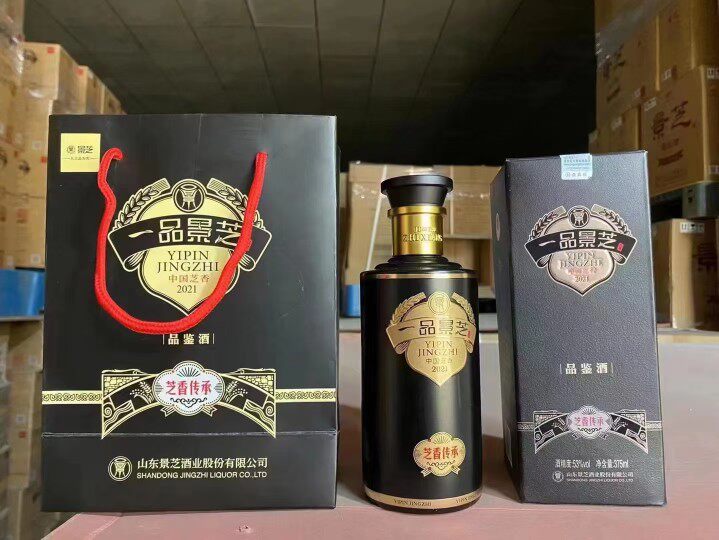 景芝53度375ml*6瓶一品景芝芝香传承品鉴酒芝麻香型白酒整箱礼品
