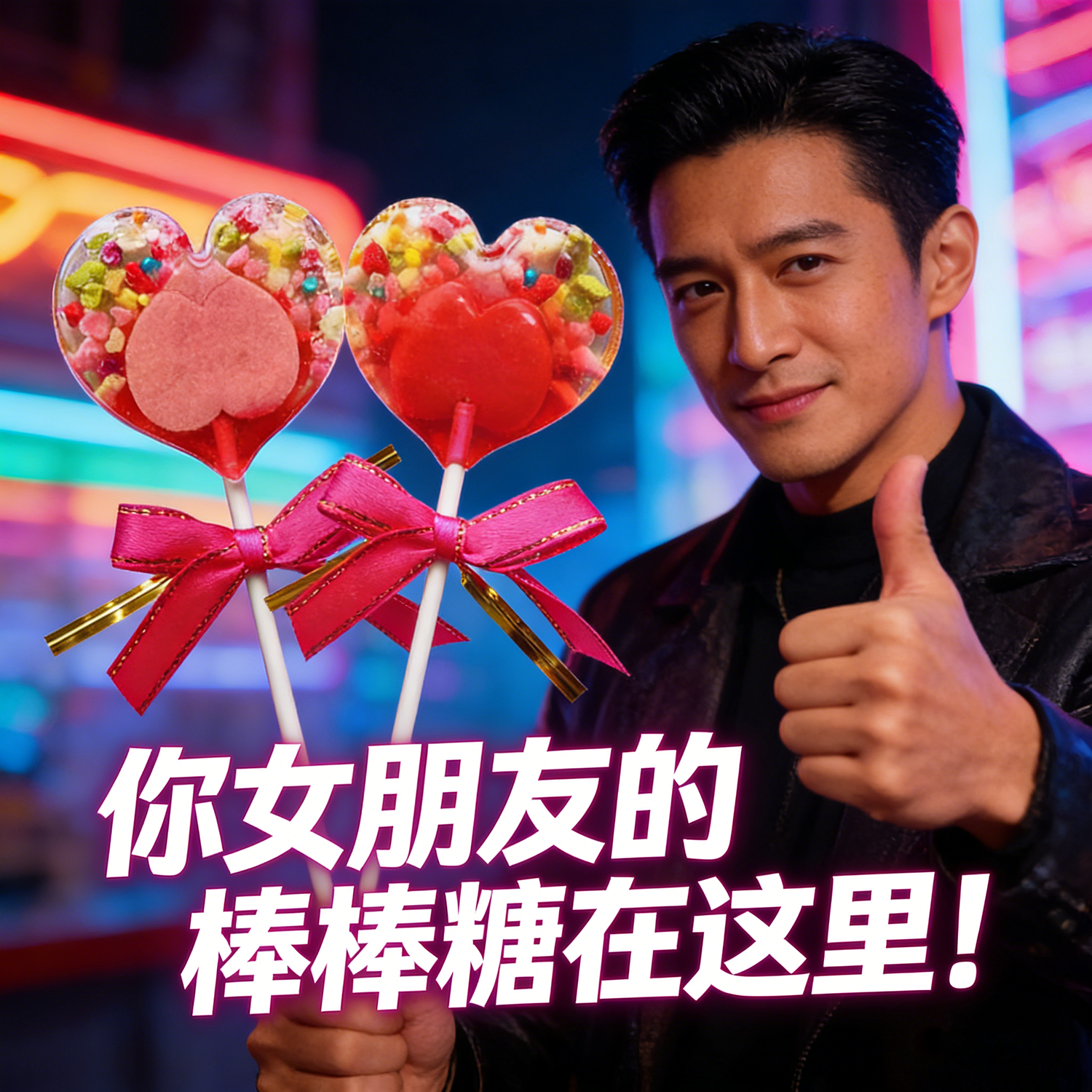 给女朋友的生日礼物周年节日情人节学生党棒棒糖浪漫仪式感高级感