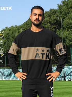 ATHLETA阿仕利塔休闲运动卫衣男套头圆领儿童成人上衣训练03401