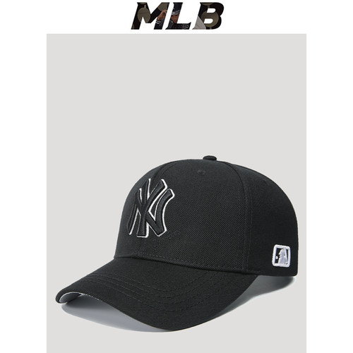 MLB棒球帽男女秋冬情侣时尚