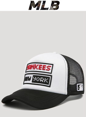 mlb棒球帽男潮牌可调节Yankees网帽专柜正品遮阳帽女防晒嘻哈帽子