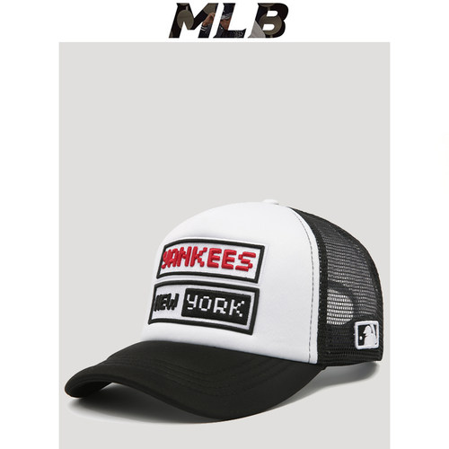 mlb棒球帽男潮牌可调节Yankees网帽专柜正品遮阳帽女防晒嘻哈帽子