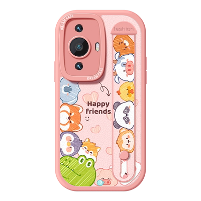 华为系列腕带手机壳硅胶防摔支架