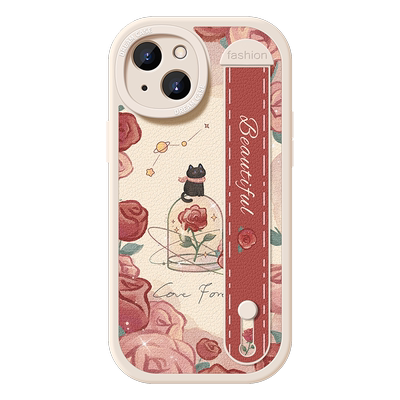 苹果15手机壳腕带支架防摔保护套