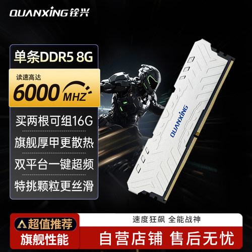 8GBDDR56000台式机内存马甲条