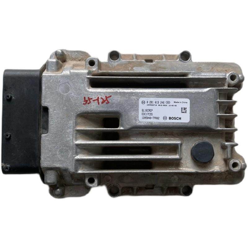 庆铃国4皮卡车发动机电脑板ECU电路板EDC17C55/ 0281019246