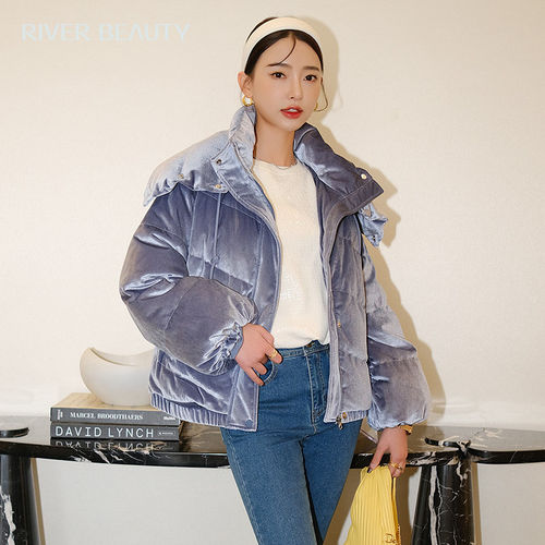 【柳哥优选】RB 女装新款90白鸭绒立领时尚短款羽绒服 RY21449061