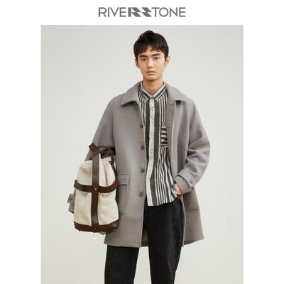 【柳哥优选】流石 冬装高端时尚双面呢大衣冬季呢子 KD21426676