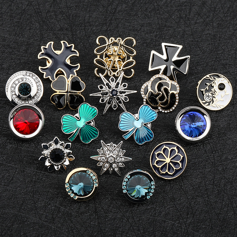 龙安豪胸针领针包邮铜材质礼盒装