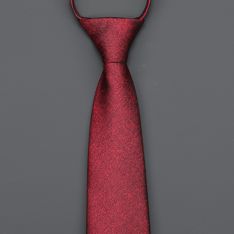 龙安豪色织涤丝商务花纹领带包邮