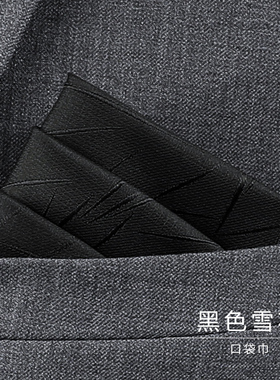 龙安豪商务涤丝色织花纹方巾包邮