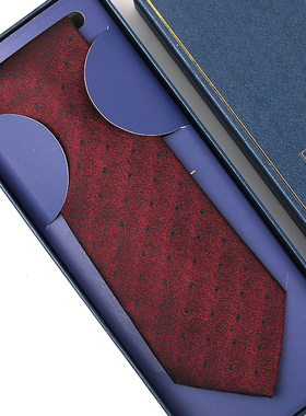 酒红星辰男女正装商务领带红色拉链新郎结婚韩版免打条纹领带礼盒