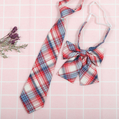 龙安豪色织涤丝韩版格纹领带包邮