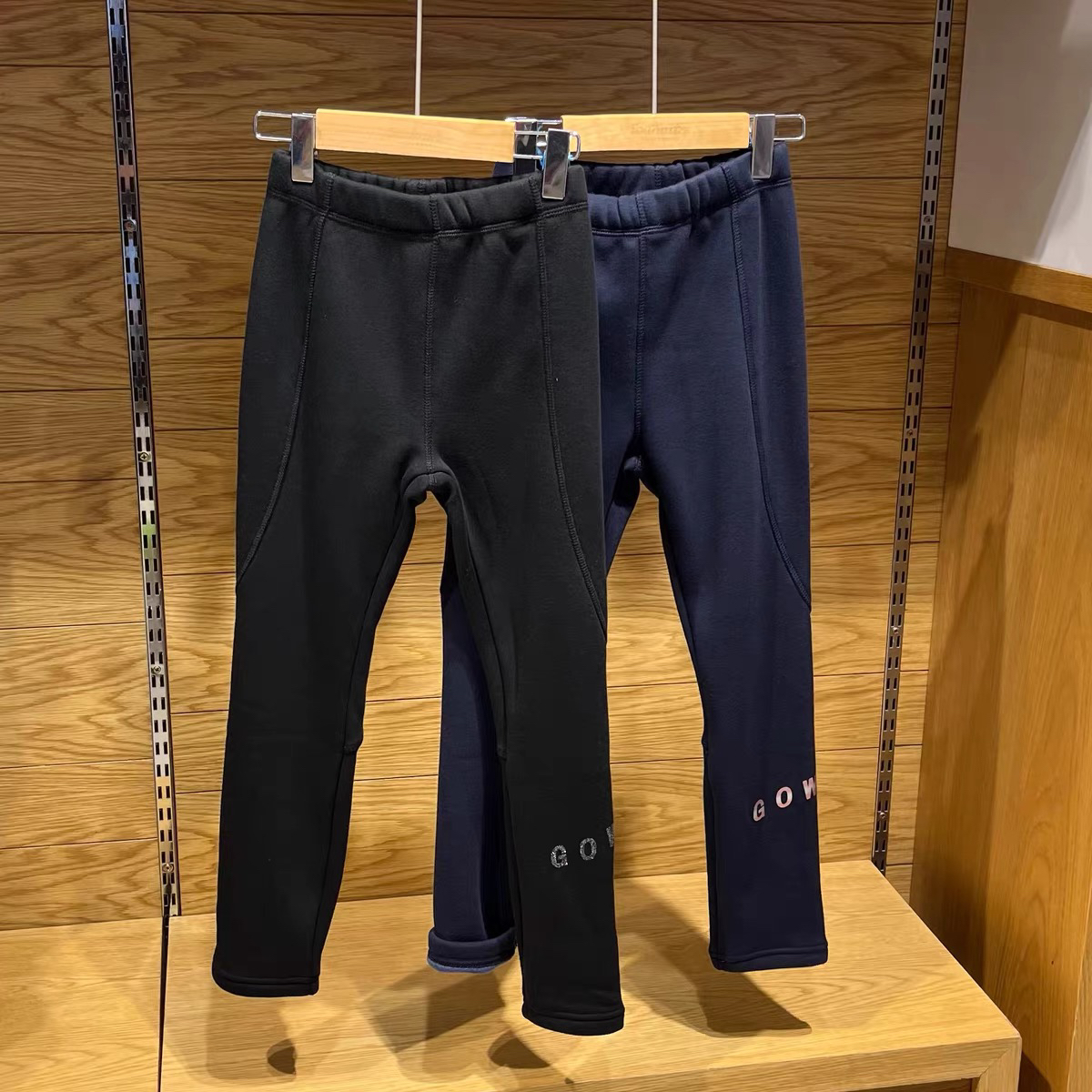 正品水孩儿童装女童打底裤23新款秋冬加绒一体绒裤子洋气外穿保暖