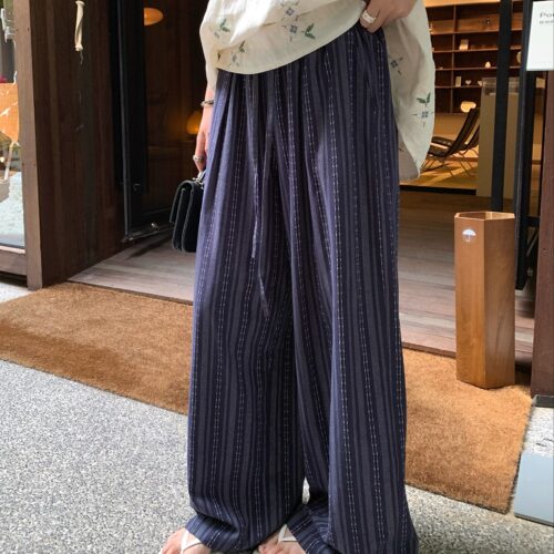 简约宽松休闲裤松弛感百搭阔腿裤