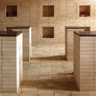 夯土砖复古手工定制粗粝肌理环保背景墙地面吧台隔断装饰酒店民宿