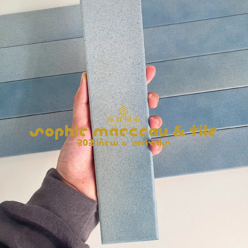 长条砖珍珠釉手工砖彩色卫浴厨房网红连锁店装饰背景内墙砖