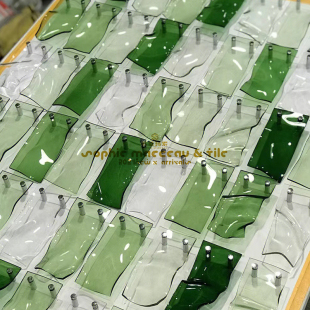 3D立体风动片亚克力艺术装置背景墙玄关装饰实物艺术彩色