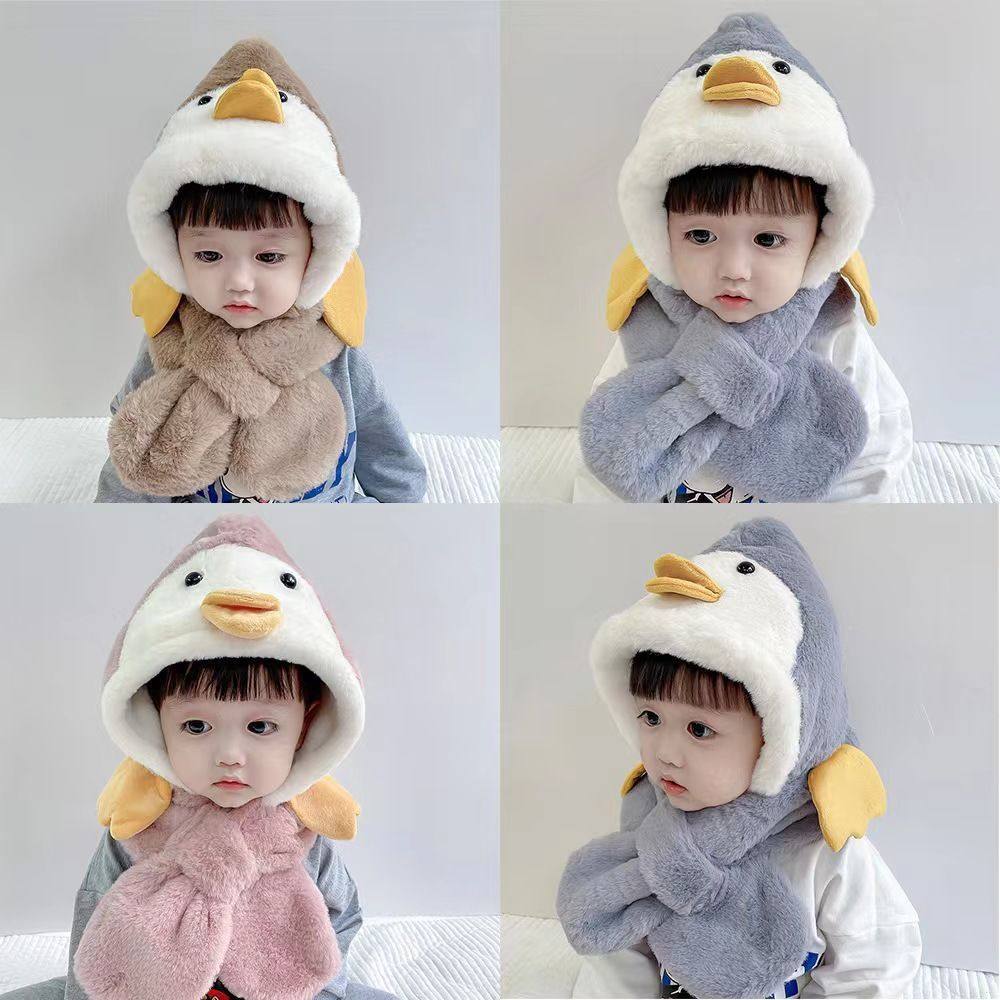 儿童围巾一体帽女冬天毛绒加厚保暖帽韩版卡通可爱宝宝护耳帽,童装/婴儿装/亲子装,围巾,淘宝优惠券,粉丝福利购,淘宝优惠卷