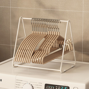 铁艺阳台衣架收纳架桌面放置衣服架挂架可移动台面式晾衣架整理架