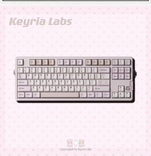 【现货】Keyria Labs/小熊茶话会PBT客制化键帽五面热升华 顺丰