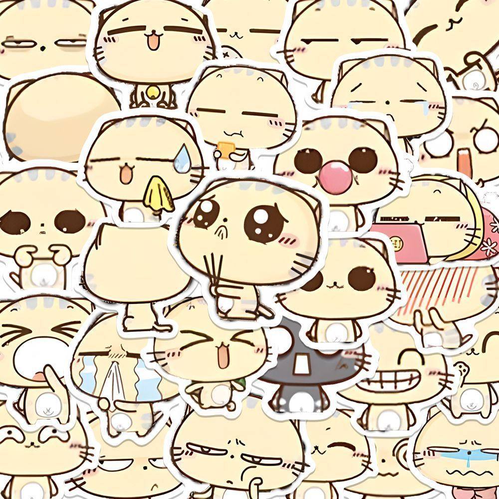 240张cc猫咪贴纸可爱卡通动物高颜值手账手机平板电脑diy装饰防水,文具电教/文化用品/商务用品,贴纸/立体贴纸,淘宝优惠券,粉丝福利购,淘宝优惠卷