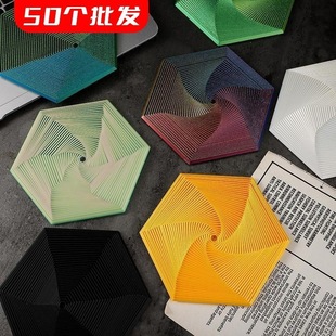 批发50个3d打印定制六边形螺旋塔立体旋转解压神器玩具礼物大全