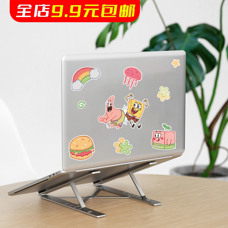 大号海绵宝宝贴纸图案行李箱笔记本电脑ipad电动汽车划痕遮挡装饰