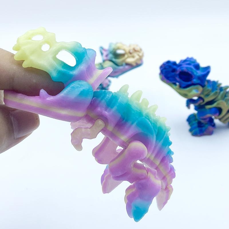 3D打印咬手霸王龙仿真动物模型玩具关节可动摆件儿童玩具礼物造景