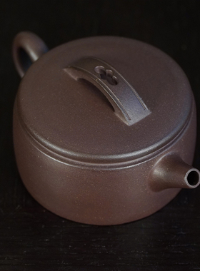 【特价捡漏】宜兴紫砂壶泡茶壶史老师原矿紫泥大口汉瓦手工160cc