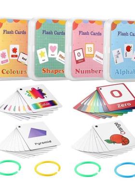Kds Montessor Baby Learn Englsh Word Card Flashcards