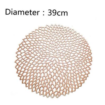 Round Coaster Insulation Table Mats Pads Plastic Table Place