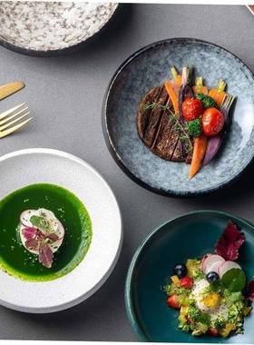 Ceramic plate big fish dish dumpling tray tableware plates