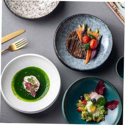 Ceramic plate big fish dish dumpling tray tableware plates