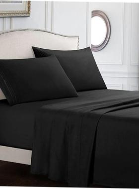 Hotel Cooling Bed Sheet 4 Sets Bedsheet Cover Queen/Double