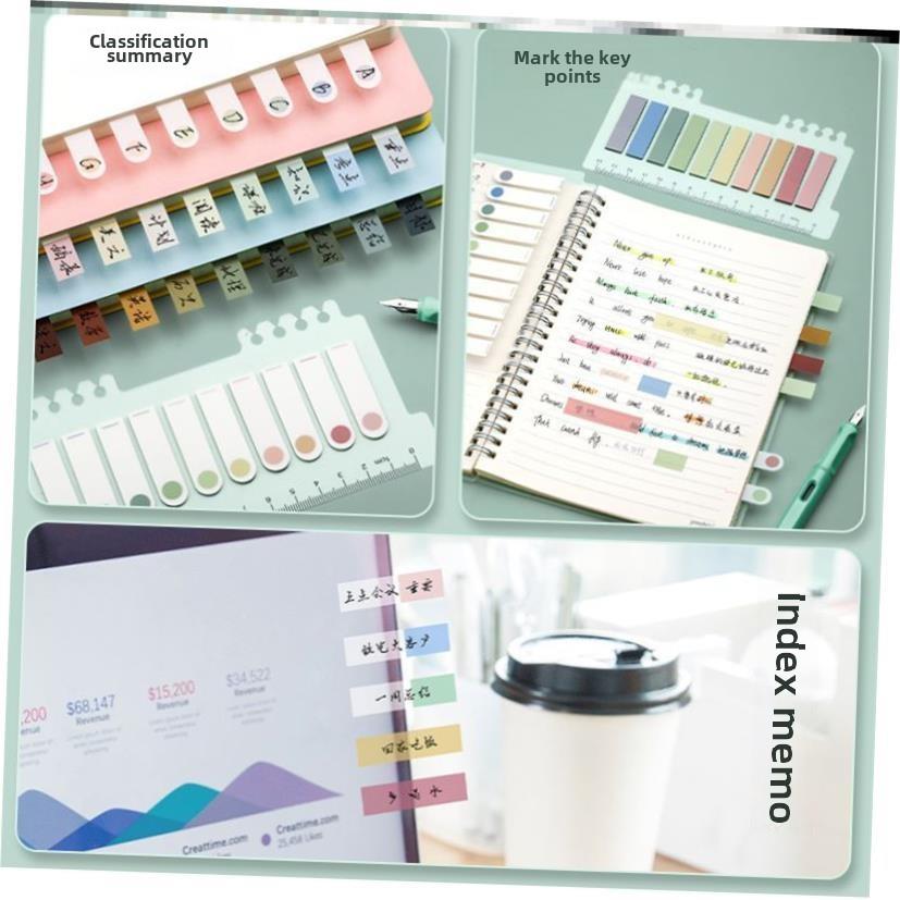 透明款便利贴纸transparent sticky note memo便利贴马卡龙色