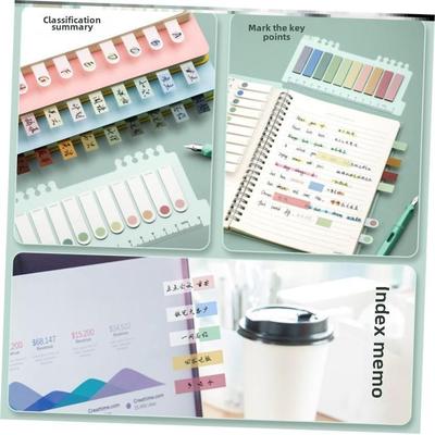 透明款便利贴纸transparent sticky note memo便利贴马卡龙色