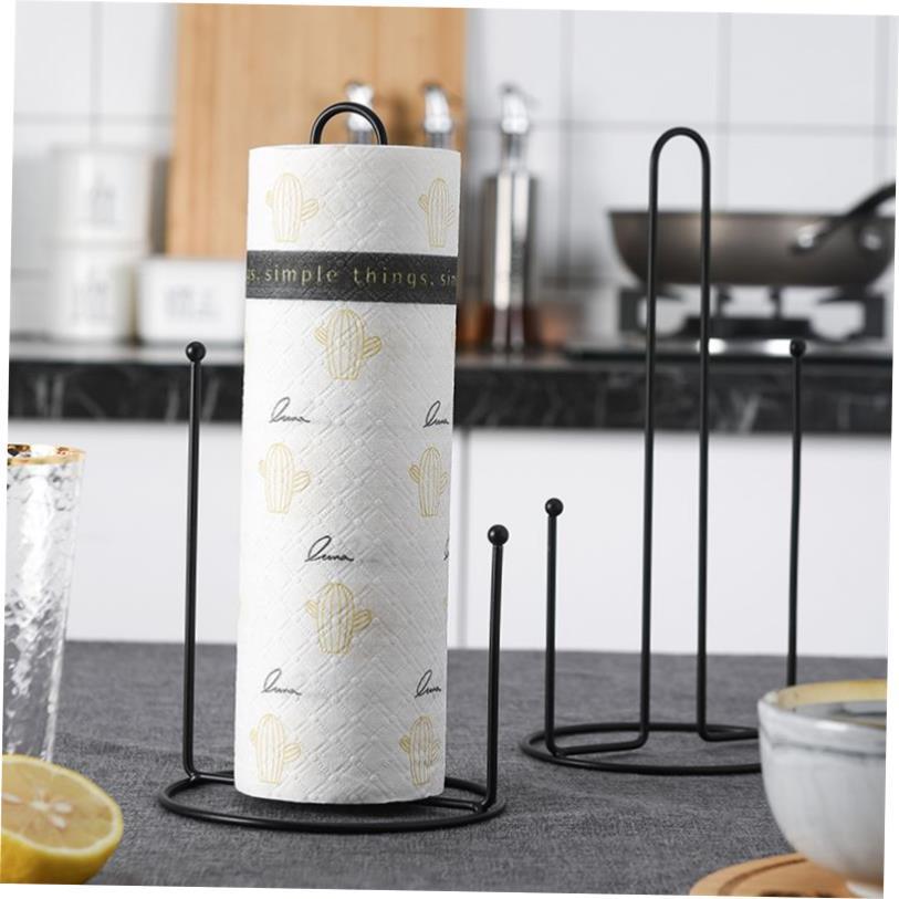 Kitchen Roll Paper Towel Holder Bathroom Tissue Stand Rose G