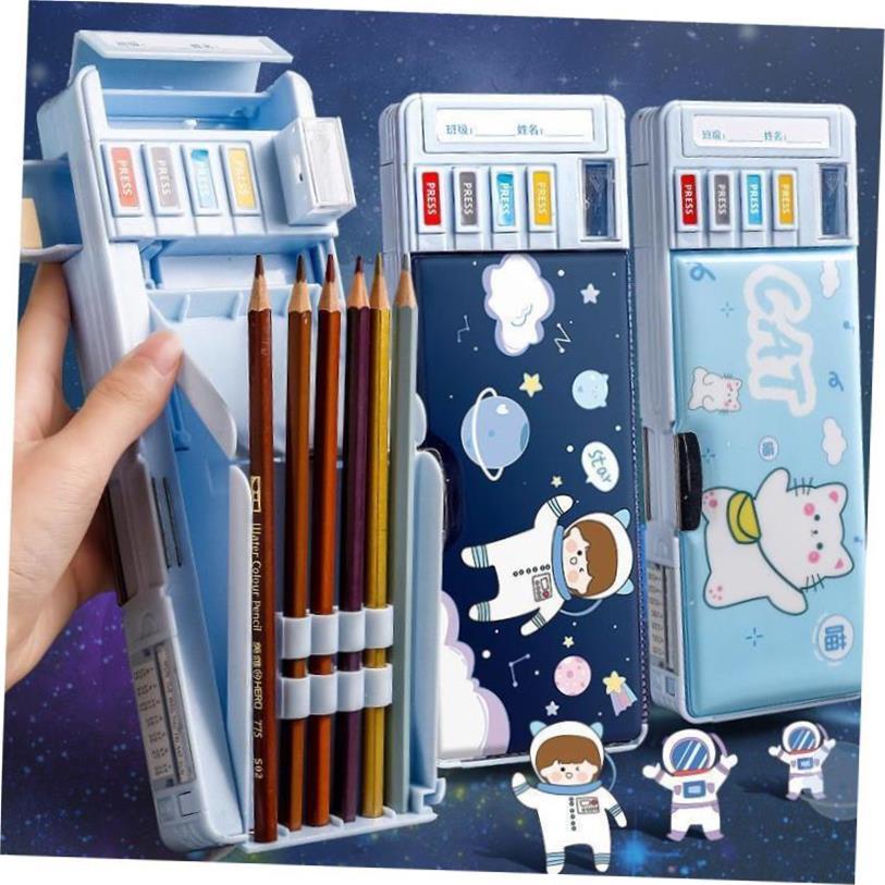 case Plastic pen bag student pencil box kids School supplies