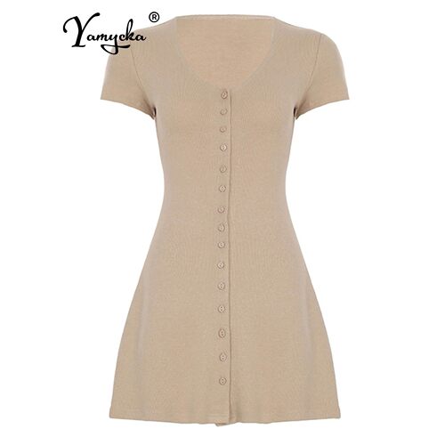Sexy black mini summer dress women elegant casual birthday p