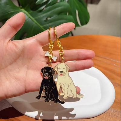 Labrador Key Chn 拉布拉多钥匙扣可爱动物挂件狗狗钥匙圈饰品